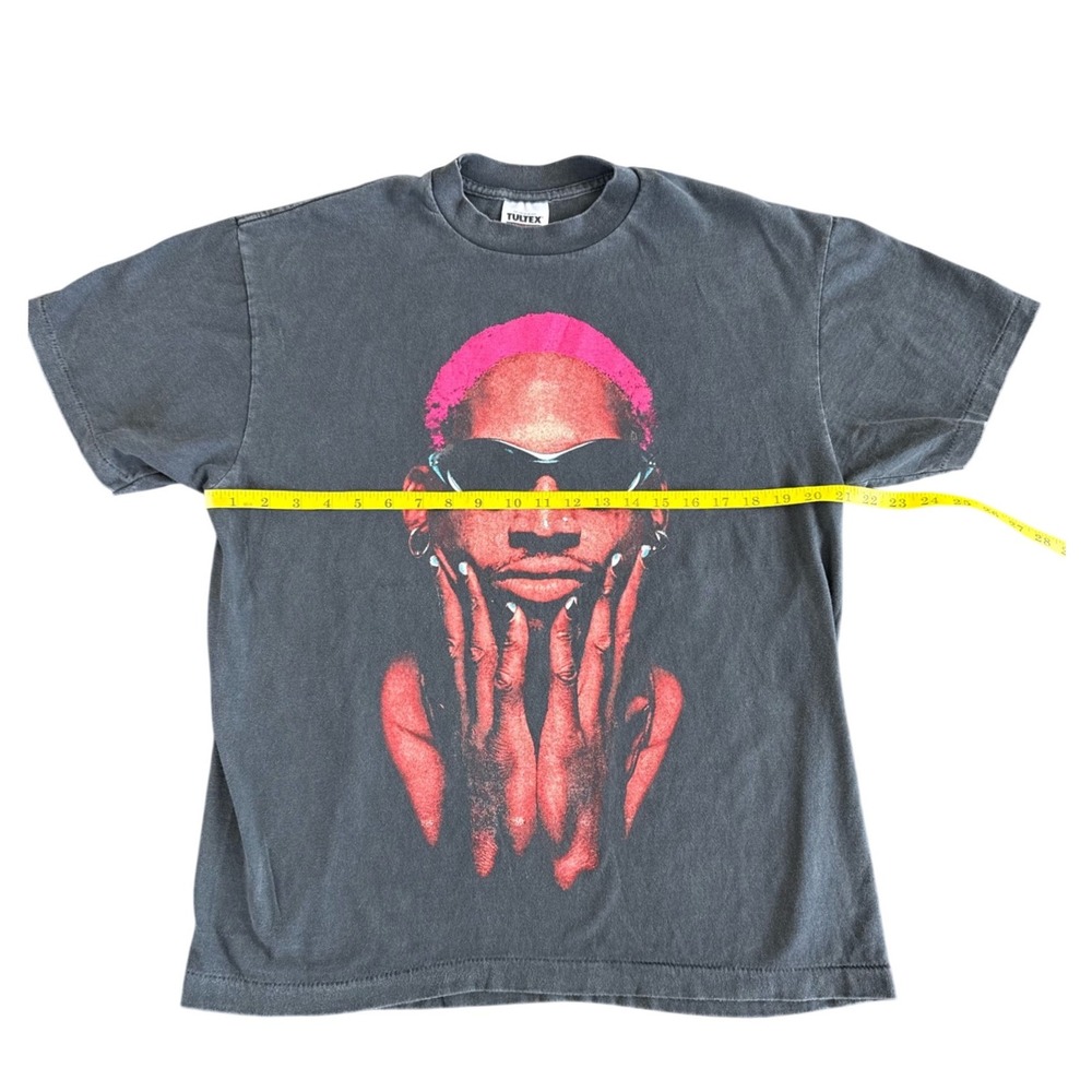 Vintage Dennis Rodman Not Of This World Graphic T-Shirt Mens Size Large REPRINT - Picture 5 of 8